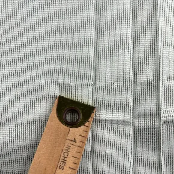 Calvin Klein Shirt Green White Striped Button Up Long Sleeve Mens 16.5 New NWT - Picture 7 of 14